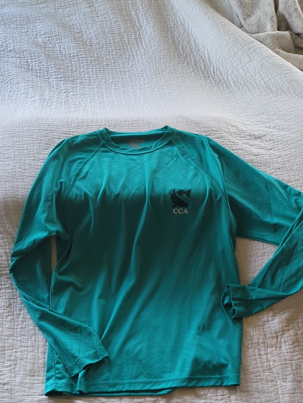 CCA Women's Long Sleeve Performance Tee in Teal